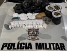 Drogas apreendidas pelo BEPI às margens da PE-360 em Ibimirim, no Sertão de Pernambuco