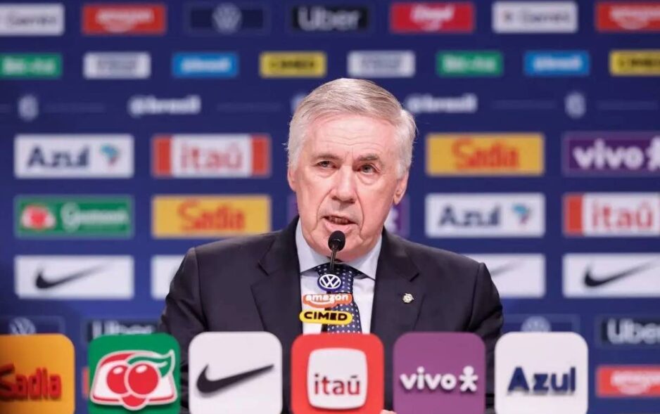 Ancelotti convoca Seleção Brasileira sem jogadores de Flamengo e Palmeiras; veja os 26 nomes