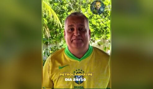 Candidato a vice de Flávio Bolsonaro manda recado para Petrolândia e convoca população para a “Onda Verde e Amarela”