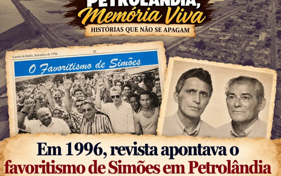 Petrolândia, Memória Viva: em 1996, revista destacava favoritismo de Dr. Francisco Simões na disputa pela Prefeitura de Petrolândia