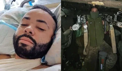 Pernambucano de 28 anos perde perna após pisar em mina terrestre durante guerra na Ucrânia