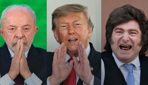 Trump e Milei enfrentam cobranças por explicações sobre saída de Flávio Bolsonaro do Brasil