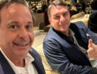 Flávio Bolsonaro ao lado de Gilson Machado em vídeo sobre Pernambuco