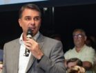Flávio Bolsonaro durante campanha presidencial de 2026