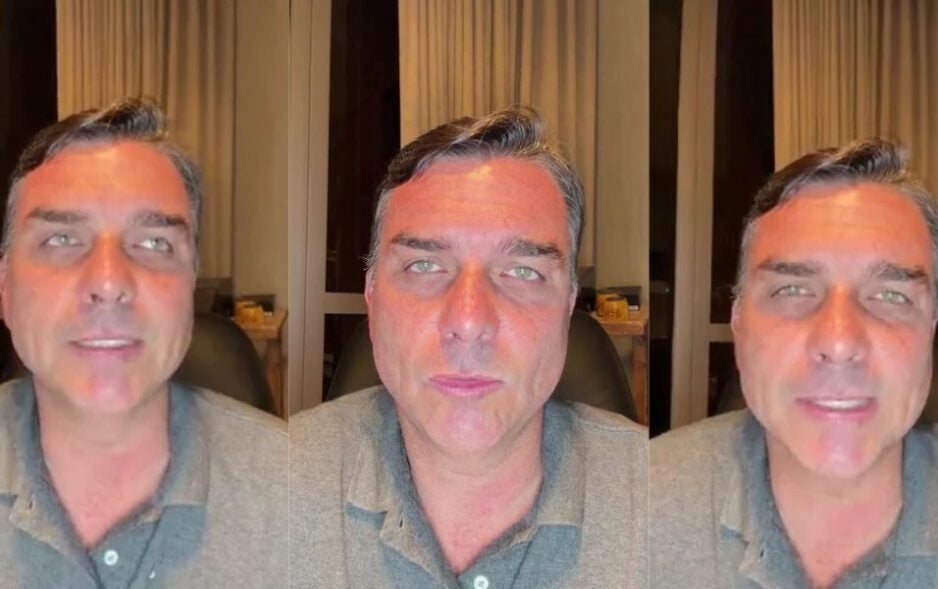 Dos EUA, Flávio Bolsonaro se pronuncia pela primeira vez após deixar o Brasil: ‘Saí pelo Brasil’
