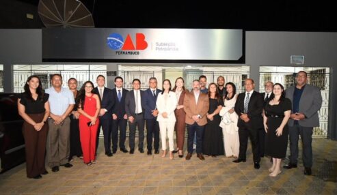 Petrolândia ganha nova sede da OAB com presença da presidente estadual Ingrid Zanella