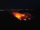 Incêndio em Floresta com fumaça intensa