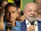 Lula e Flávio Bolsonaro em montagem usada na matéria do Blog do Nill Júnior