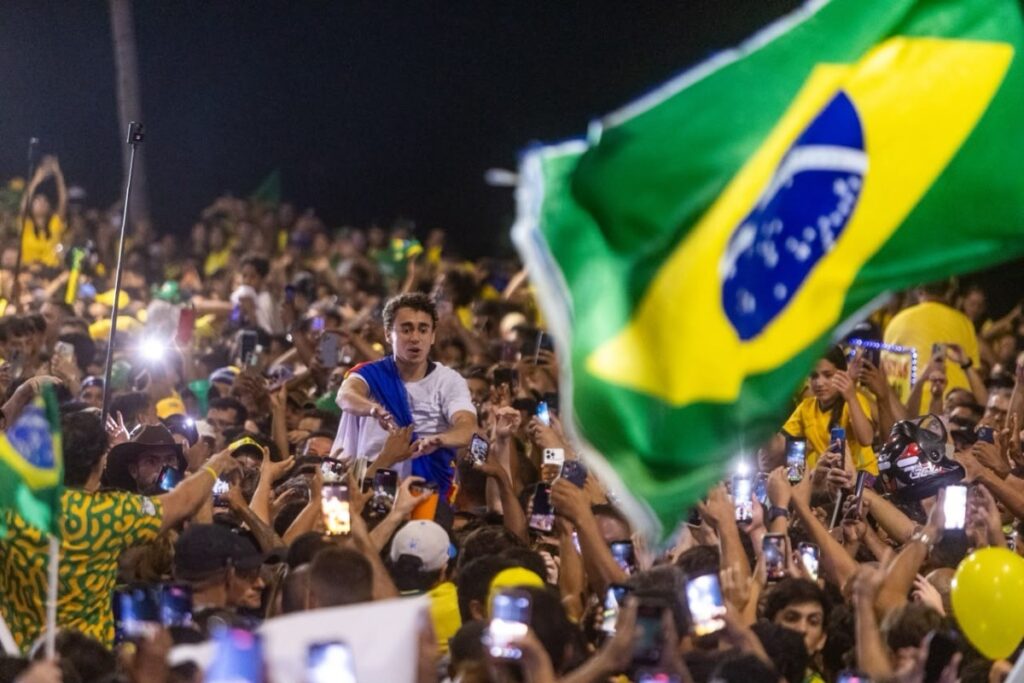 Ato do Bloquinho 22 com Nikolas Ferreira em Boa Viagem Recife