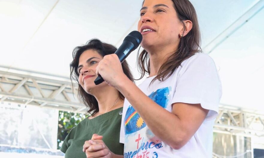 Governadora Raquel Lyra durante agenda no Recife