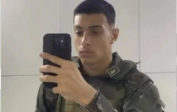 Imagem da reportagem sobre a captura do soldado Pedro Gabriel