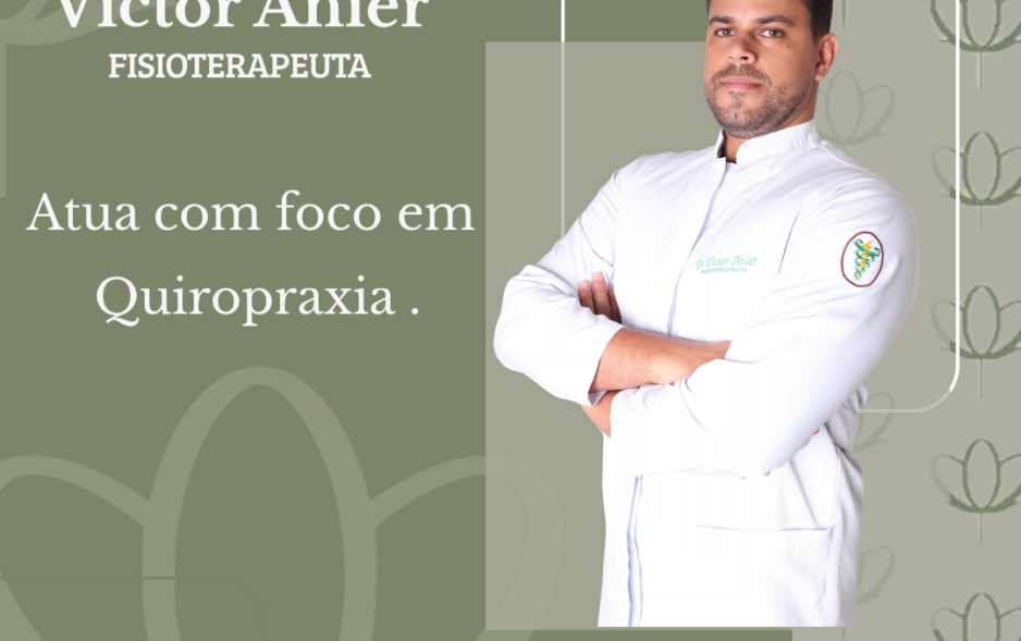 Fisioterapeuta Victor Anier oferece atendimento com foco em quiropraxia na Clínica Cleusa Chagas, em Petrolândia