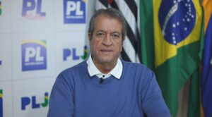 Valdemar Costa Neto presidente nacional do PL, em imagem utilizada na cobertura do Portal PE10