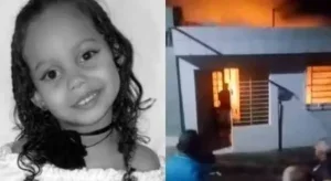 Imagem da reportagem sobre incêndio em residência de João Alfredo