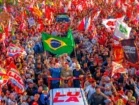 Lula em agenda de campanha em Porto Alegre no Rio Grande do Sul