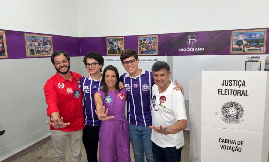Raquel Lyra vota em Caruaru nas Eleições 2026